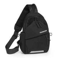 Fashi Nyl Messenger Bag,Unisex Chest Bag,Adjustable Shoulder Strap,Zipper Closure,Suitableforoutdoor,Sports,Commuting juoda