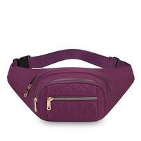 Fashi Fanny Pack Fashiable Designer Crossbody Bag Chest Bag Lightweight Nyl Belt Bags For Outdoor Street Daily Use violetinė