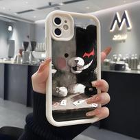 Anime Game D_DanganRonpaS Phone Case For IPhone Air 17 Pro Max 16 E 15 14 Pro Max 13 12 11 Mini Plus Soft Silicone White Cover iPhone 12 Pro Max
