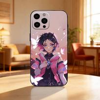 Game V-Valorant Phone Case For iPhone17,16,15,14,13,12 Plus,Max Soft Silicone Black Cover iPhone11PROMAX