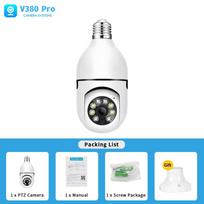 ANSEN CCTV Camera Connect Cellphone Two-Way Audio 360 Rotation Color Night Vision Waterproof Camera V380 CCTV