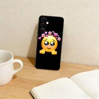 s-spring emojis  Phone Case For Samsung Galaxy A73,A72,A71,A70,A53,A52,A51,Others Soft Black Cover Samsung a41