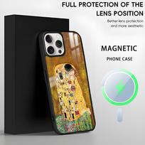 The G-Gustav K-Klimt Painting Phone Case For iPhone 16 15 14 13 12 11 Pro Max Plus Mini Magnetic Magsafe Wireless Charging Cover iPhone15pro