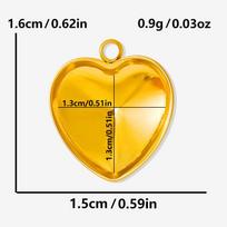 5pcs/Lot Gold Color New Bowknot Sun Heart Stainless Steel Pendants For Jewelry Making Supplies DIY Charms Bulk Earrings Pendant