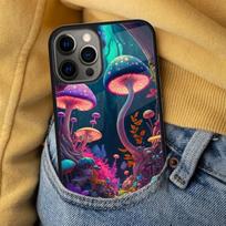 Weird Trippy Mushroom Soft Phone Case for iPhone 17 Air 16e Pro max 15 Pro 13 14 Plus 11 12 MagSafe Magnetic Coque iPhone 16pro max