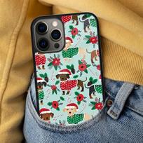 Dachshunds Christmas Sweater Soft Phone Case for iPhone 17 Air 16e Pro max 15 Pro 13 14 Plus 11 12 MagSafe Magnetic Coque iPhone 16e