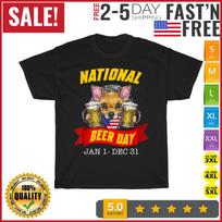 National Beer Day Chihuahua Dog Funny Chihuahua Dog Lovers T Shirt Mens Womens Tees Top Men Women NEW 3XL