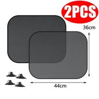 Car Window Sunshade Cover Sun UV Protection Auto Front Rear Black Window Curtain Side Glass Mesh Sunshades Accessories