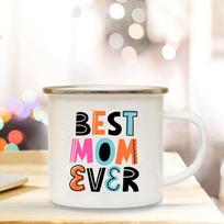 Geriausia mama pasaulyje emalio puodeliai Motinos dienos dovana mamai Mamai Gimtadienio dovanos Geriausia mama pasaulyje puodelis Mamai Kavos ar arbatos puodeliai Motinos gėrimų puodelis 360ml