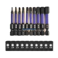 A5YD Impact Head Allen Wrench Drill Bit Set 1/4” Shank Steel Bit Set CN