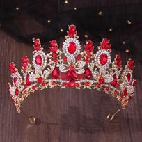 Exquisite Bridal Tiara Handmade Baroque Headpiece Princess Diadem Crystal Crown  Birthday Party