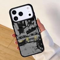 Drift Japanese Anime AE86 Initial D Mobile Phone Case for IPhone 17 AIR 16pro Max 15 14 13 12 11 Bumper Cover iPhone 13 mini