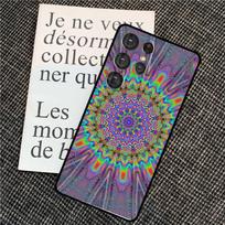 Trippy Tie Dye Floral Mandala Case For Samsung Galaxy S25 S26 Ultra S20 S21 S22 S23 S24 Ultra S10 Plus S25 FE Back Cover Galaxy S21 Plus