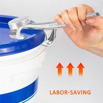 ABBY-2Pcs Aluminum Alloy Bucket Opener, 5 Gallon Pail Opener Manual, Metal Can Opener Bucket Lid Wrench Lid Remover Tool sidabras