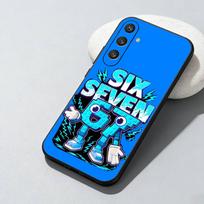 Juokingos Šešios-Septynios Memės 67 Telefono Dėklas Samsung Galaxy A73,A72,A71,A70,A52,A51 Kitiems Minkštas Juodas Dangtelis Samsung a32 4g