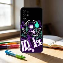 Shigeo Kageyama -Mob   Phone Case For Samsung S25,S24,S21,S22,S23,S30,Ultra,S20,Plus,Fe,Note,10,9,5G Black Cover Samsung S26ULTRA