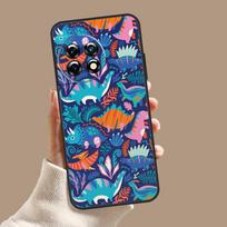 Cute Dino Dinosaur Case For OnePlus 12 11 9 10 Pro 12R 10R 9R 8T 10T Nord 3 2T N10 N20 N30 CE 2 Lite CE4 Cover OnePlus Nord 2