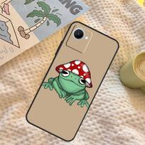 Kawaii Frog Mushroom Case For Realme C71 C75 C61 C53 C55 C33 C63 C51 C65 C67 11 12 13 14 Pro Plus GT6 GT7 15 Pro Realme 12 Pro