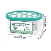 Indoor Air Purification Dust Removal Magic Box Multi-Functional Air Magic Box for Home Office Automatic Dust Collection Air Box žalia