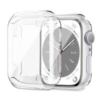 Screen Protector For Apple Watch 10 11 Case 46mm 42mm 45mm 41mm 44mm 40mm TPU bumper Cover iWatch Series 9 8 7 SE 6 Protective 44mm Series 4 5 6 SE skaidri