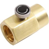CO2 Adapter, Brass Bottle Refill CO2 Fill Valve Connector TR21 4 to CGA320 for Easy Fill 2-Pack