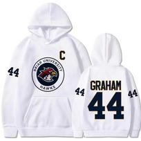 2026 Graham 44 Ne universiteto TV serialas Di Laurentis 66 Briar Universitetas Ledo ritulio Hoodies Vyrams Moterims Laisvalaikio drabužiai 4XL