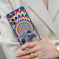 Hippie Trippy Psychedelic Message Abstract Cell Phone Case for Samsung Galaxy S26 Ultra S25 S24 S23 S22 S21 S20 Note10 Cover Galaxy S20 5G