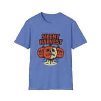 Unisex Softstyle T-Shirt Mens Womens Tees Top Screaming Pumpkin Horror Barbed Wire Gothic Halloween S