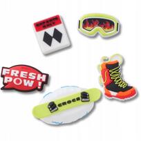 Jibbitz/  Snowboarding 5 Pack |One Size| Snowboarding 5 Pack