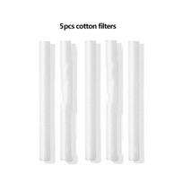 Mini oro drėkintuvas USB aromaterapinis eterinių aliejų difuzorius namams, automobiliui, ultragarsinis rūko generatorius, lempa, difuzorius su LED spalvų naktine šviesa 5pcs Cotton core