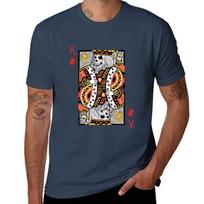 Horror Skeleton King Playing Card T-Shirt man t shirts for men man t shirts graphic T-Shirt S