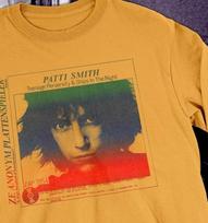 Patti Smith  short sleeve 90s Yellow tee Men Women Unisex Unisex T-Shirt XXL