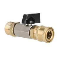 M22 14MM Adapter With Quick Coupling Ball Valves for High Pressure Wash Hose Switches Water Flows Quick Connector Enduring 1