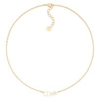 Dior Lucky serijos raidės dizaino metalinis karoliai Unisex karoliai Auksiniai N3476WOMCYD03S F,Gold