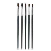 5 Pcs Dental Resin Brush Pens Dental Shaping Silicone Adhesive Composite Porcelain Teeth Dentist Tools Dentistry Lab Tool