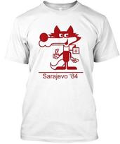 Vucko 1984 Talismano Marškinėliai Pagaminta JAV Dydis S iki 5XL 3XL