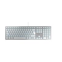 Klaviatūra Cherry CHERRY KC 6000C FOR MAC USB QWERTZ Vokiečių Silver | JK-1620DE-1 | 4025112099731