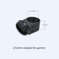 3D carbon fiber printed bicycle seatpost taillight bracket for garmin for magene for bryton 27.2mm seatpost taillight adapter for garmin