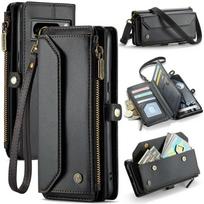 Crossbody Lanyard Leather Phone Case For Google Pixel 10 9 Pro XL 9A 9A 8 7A  Zipper Wallet Card Flip Stand Cover Bag Google Pixel 8 Pro juoda
