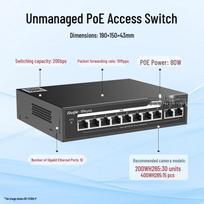 Ruijie RG-YS110G-P 10-Port Gigabit PoE Monitoring Switch