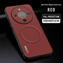 For Honor Magic 8 Lite Case Luxury Car Magnetic Holder Phone Case For Honor X9D X70 5G Silicone Shockproof Protective Back Cover Honor Magic 8 Lite raudona