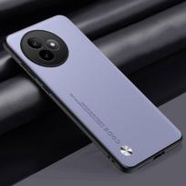 Luxury PU Leather Case For Xiaomi Redmi K80 Ultra Back Cover Matte Silicone Full Protection Phone Case For Redmi K80 Pro 5G For Redmi K80 Ultra šviesiai violetinė spalva