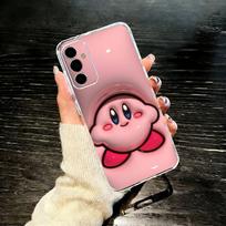 Cartoon Pink K-Kirbys-KK  Phone Case For SamsungA10,12,20,21S,30,31,40,50,51,52,70,71 Transparent Cover Samsung a12