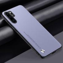Prabangus PU odinis dėklas Huawei P30 Pro galiniam dangteliui, matinis silikoninis pilnos apsaugos telefono dėklas Huawei P30 P30Pro Coque For Huawei P30 Pro šviesiai violetinė spalva
