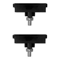 Black Limit Switch Magnets for Automatic Sliding Door Opener Systems Easy Installation with Bracket and Wrench