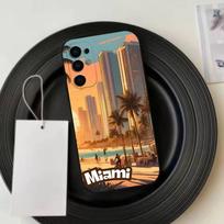 F-Florida Miami  Phone Case For Samsung S25,S24,S21,S22,S23,S30,Ultra,S20,Plus,Fe,Soft Silicone Black Cover Samsung S21Ultra