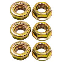 Bar Flange Nut (M8) For HUSQVARNA 51 55 61 66 268 272 345 350 351 353 357 359 362 365 372 394 395 450 455 460 Chainsaw 6pcs China Mainland