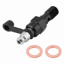 M10x1.0mm Motorcycle Brake Master Cylinder Caliper Bleed Screw Nipple Banjo Bolt Nipple Dust Cap Durable for Brake Replacement juoda