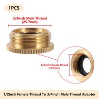 Garden Hose Quick Copper Connector 1/2  3/4  to 16mm Irrigation Quick Connector Faucet Adapter Threaded Pipe Repair Accessories