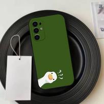 Cartoon Duck  Phone Case For Samsung S25,S24,S21,S22,S23,S30,Ultra,S20,Plus,Fe,Soft Silicone Black Cover Samsung S20ULTRA5G
